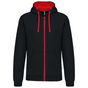 Hanorac MEN'S CONTRAST HOODED FULL ZIP SWEATSHIRT - Img 14