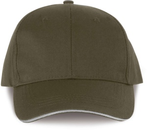 OEKOTEX CERTIFIED 6 PANELS CAP WITH SANDWICH PEAK - Img 4