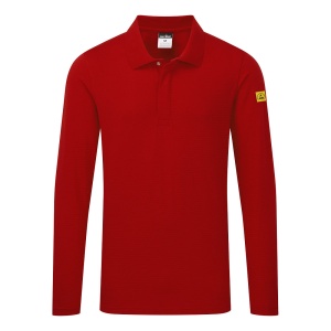 Polo antistatic ESD L/S
