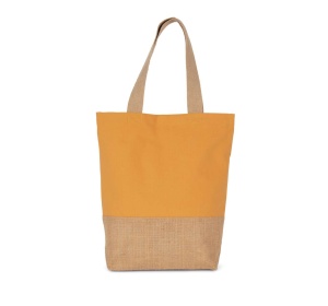 SHOPPING BAG IN COTTON AND BONDED JUTE THREADS - Img 5