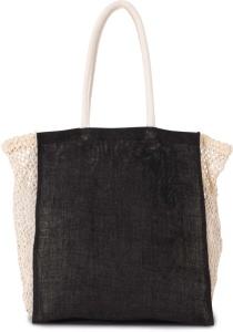 SHOPPING BAG WITH MESH GUSSET - Img 3