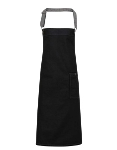 Sort 'DISTRICT' WAXED LOOK DENIM BIB APRON - Img 1