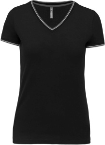 Tricou LADIES' PIQUÉ KNIT V-NECK T-SHIRT - Img 6