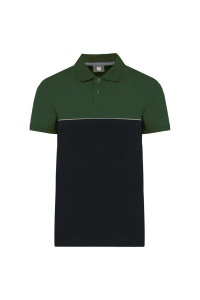 Tricou Polo UNISEX ECO-FRIENDLY TWO-TONE SHORT SLEEVE POLO SHIRT
