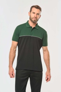 Tricou Polo UNISEX ECO-FRIENDLY TWO-TONE SHORT SLEEVE POLO SHIRT - Img 4