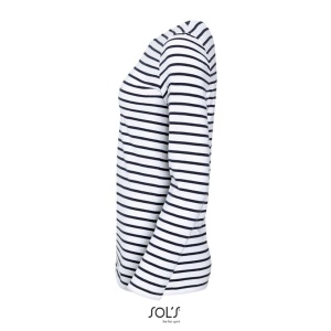 Bluza SOL'S MARINE WOMEN - LONG SLEEVE STRIPED T-SHIRT - Img 6