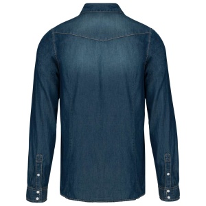 Camasa MEN'S LONG-SLEEVED DENIM SHIRT - Img 3