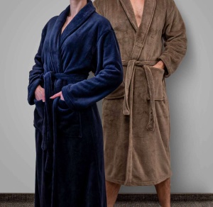 Halat de baie OLIMA CORAL FLEECE BATHROBE - Img 3