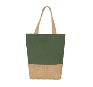 SHOPPING BAG IN COTTON AND BONDED JUTE THREADS - Img 6