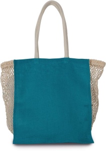 SHOPPING BAG WITH MESH GUSSET - Img 4