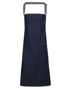 Sort 'DISTRICT' WAXED LOOK DENIM BIB APRON