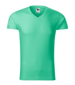 Tricou pentru bărbaţi Slim Fit V-neck 146 - Img 14