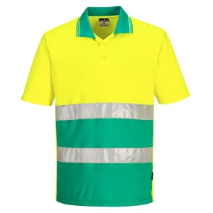 Tricou Polo Hi-Vis Lightweight Contrast S/S - Img 2