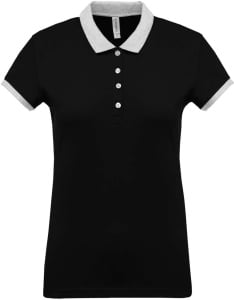 Tricou Polo LADIES’ TWO-TONE PIQUÉ POLO SHIRT