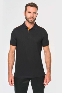 Tricou Polo MEN'S SHORT-SLEEVED CONTRASTING DAYTODAY POLO SHIRT