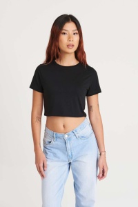 Tricou WOMEN'S TRI-BLEND CROPPED T - Img 2