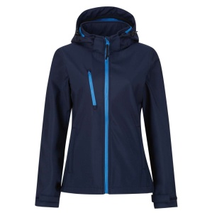 WOMEN'S VENTURER 3 LAYER HOODED PRINTABLE SOFTSHELL JACKET - Img 4