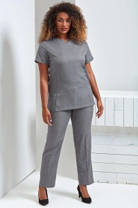 ‘VIOLA' LINEN-LOOK CUT NECK BEAUTY TUNIC - Img 3