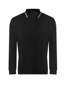 Bluza Polo LONG SLEEVE TIPPED 100 POLO - Img 1