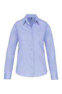 Camasa LADIES' LONG-SLEEVED COTTON POPLIN SHIRT