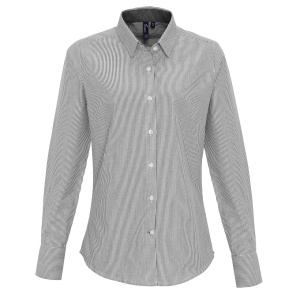 Camasa WOMEN'S COTTON RICH OXFORD STRIPES SHIRT - Img 3