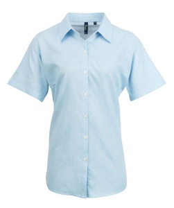 Camasa WOMEN'S SHORT SLEEVE SIGNATURE OXFORD BLOUSE
