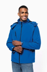 Jacheta MEN'S DETACHABLE HOODED SOFTSHELL JACKET - Img 2