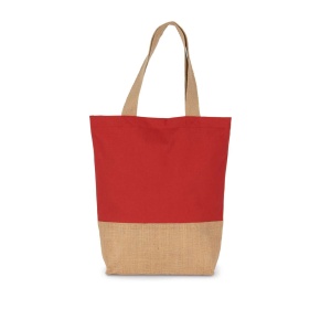SHOPPING BAG IN COTTON AND BONDED JUTE THREADS - Img 7