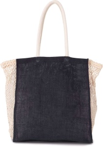 SHOPPING BAG WITH MESH GUSSET - Img 5