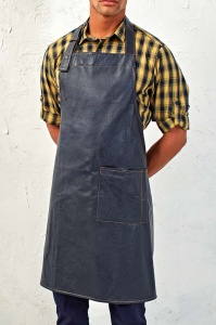 Sort FAUX LEATHER BIB APRON - Img 3