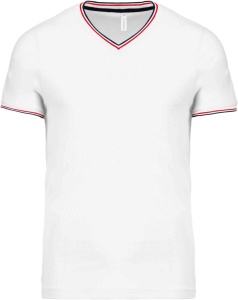 Tricou MEN'S PIQUÉ KNIT V-NECK T-SHIRT - Img 3