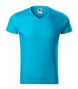 Tricou pentru bărbaţi Slim Fit V-neck 146 - Img 11