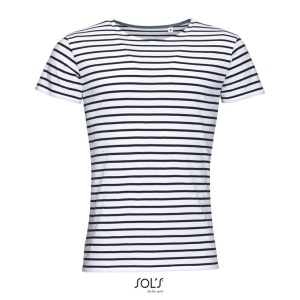 Tricou SOL'S MILES MEN - ROUND NECK STRIPED T-SHIRT