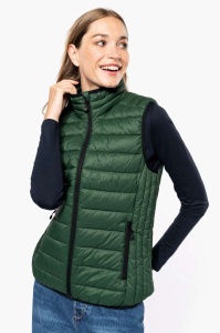 Vesta LADIES' LIGHTWEIGHT SLEEVELESS FAKE DOWN JACKET - Img 3