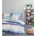 Set de husă pilotă Cotton Box Line, model dublu, culoare mentă