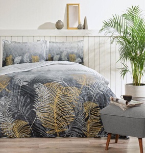 Set cuvertură de pilota dublă Ranforce, Golden Palm Grey