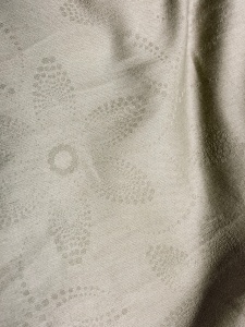 Set de husă de pilotă dublă din satin jacquard Jana Pudra - Img 3