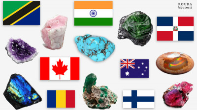 Ce pietre prețioase naționale și-au ales țările?