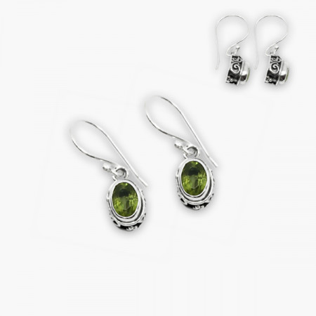 Cercei de argint cu peridot Fiova