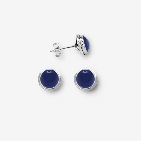 Cercei de argint cu lapis lazuli Asir