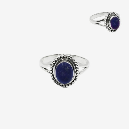 Inel de argint cu lapis lazuli Magdi