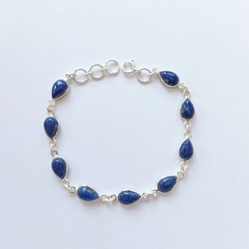 Brățară de argint cu lapis lazuli Laria