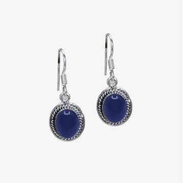 Cercei de argint cu lapis lazuli Vala