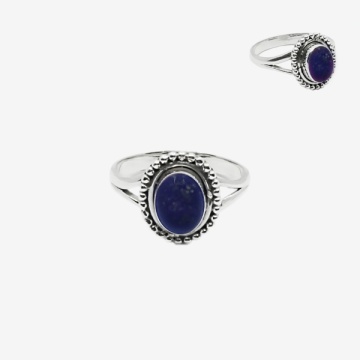 Inel de argint cu lapis lazuli Magdi