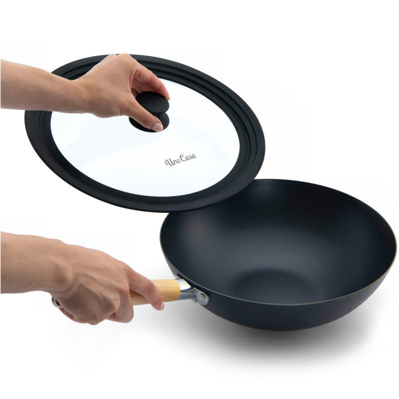 Cum se foloseste corect Tigaia Wok din Otel carbon?