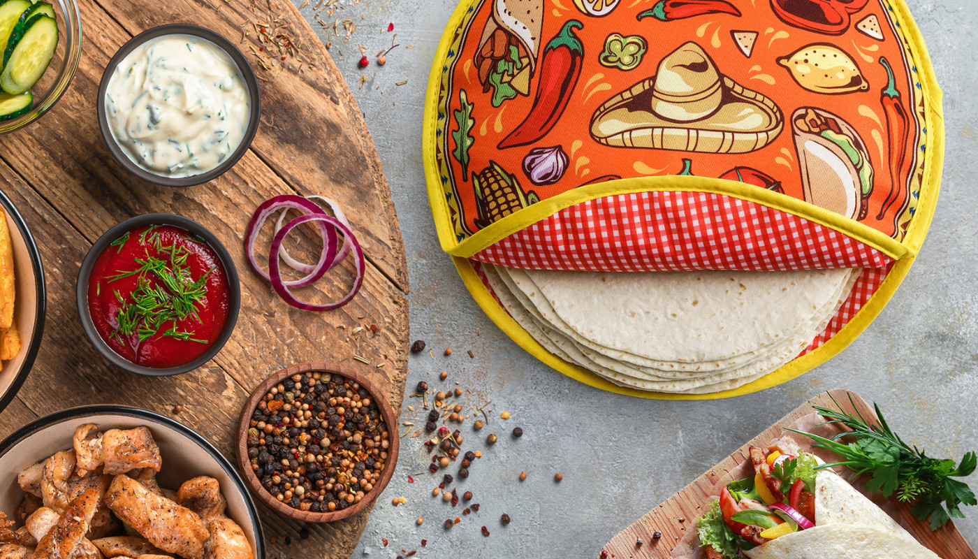 Pouch termic pentru lipii de Tortilla - Soluția ideală pentru păstrarea căldurii și prospețimii