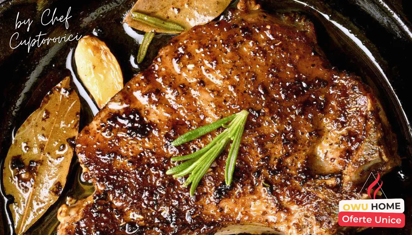 Cum să gătești cea mai bună carne de porc la tigaie de fontă – Reteta by Chef Cuptorovici @ OWU Home