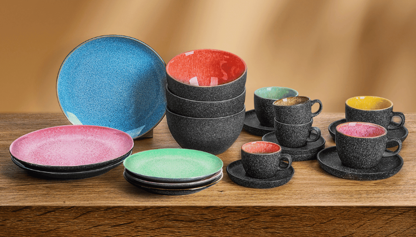 Colecția MIAMIO Las Palmitas - Inspirație Mexicană pentru Masa Ta: Culoare și Eleganță într-un Design Vibrant
