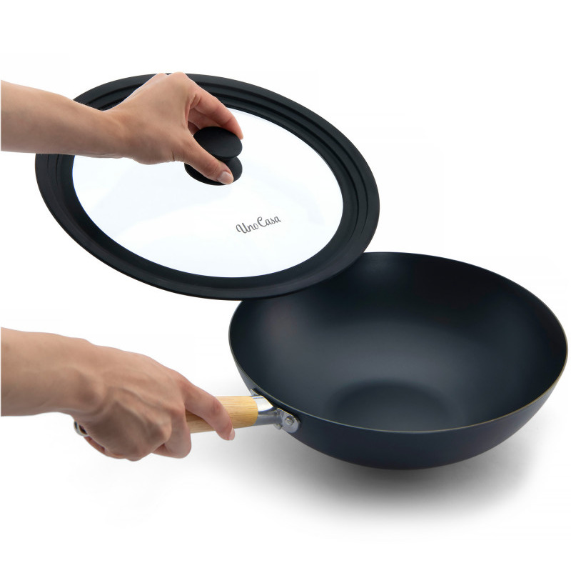 Cum se foloseste corect Tigaia Wok din Otel carbon?