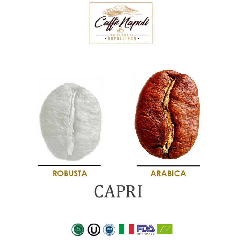 Cafea boabe artizanala, Caffé Napoli, Capri 100% Arabica, Espresso bar, 1 Kg